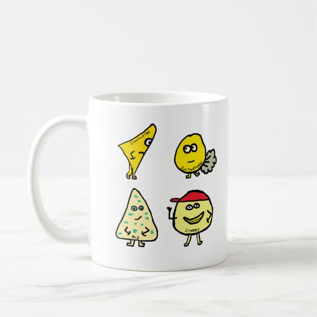 Cheese Puns Coffee Mug (Left)