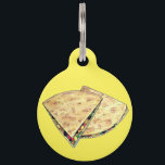 Cheese Quesadillas Mexican Food Appetizer Queso Pet ID Tag<br><div class="desc">Design features an original marker illustration of a bean and cheese quesadilla, a Mexican food favorite and a staple restaurant appetizer. Ideal for your favorite foodie. This design is also available on other products. Lots of additional food themed illustrations are also available from this shop. Don't see what you're looking...</div>