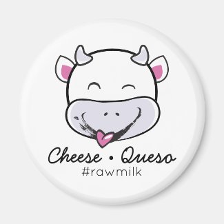 Cheese Queso Raw Milk Magnet