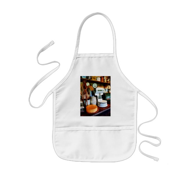 Cheese, Sausage and Scale Kids' Apron (Front)