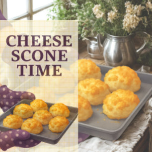 Cheese Scone Tea Towel Cottagecore Kitchen Gift