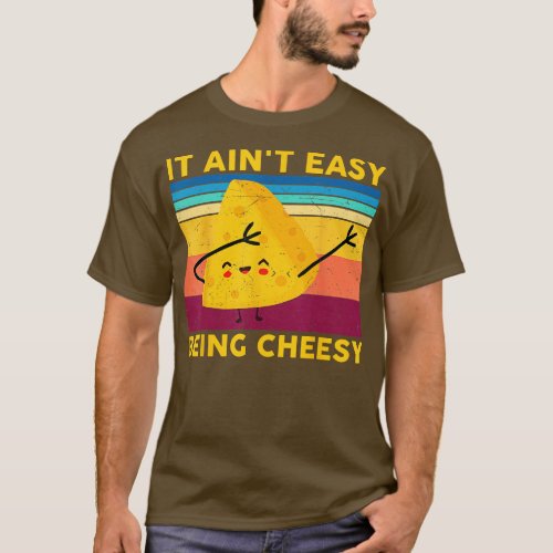 Cheese shirt it aint easy being cheesy funny kids 