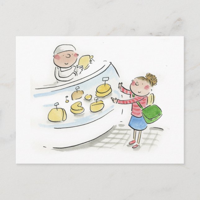 Cheese Shop Postcard (Front)