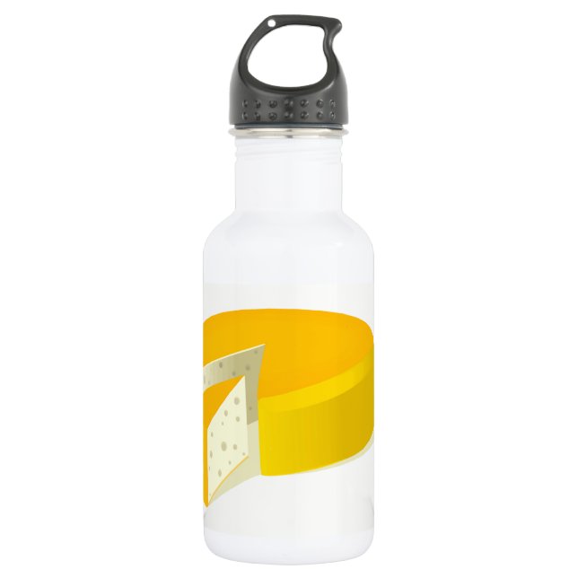 Cheese Stainless Steel Water Bottle (Front)