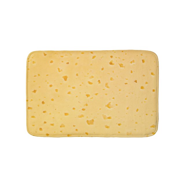 Cheese Texture Pattern Bath Mat (Front)