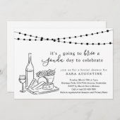 Cheese Theme Bridal Shower Invitation (Front/Back)