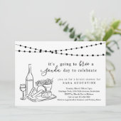 Cheese Theme Bridal Shower Invitation (Standing Front)