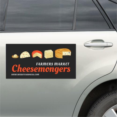 Cheese Variety Cheesemonger Car Magnet