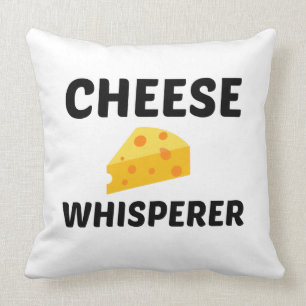 CHEESE WHISPERER THROW PILLOW