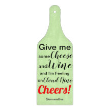 Cheese Wine Humor Green Glass