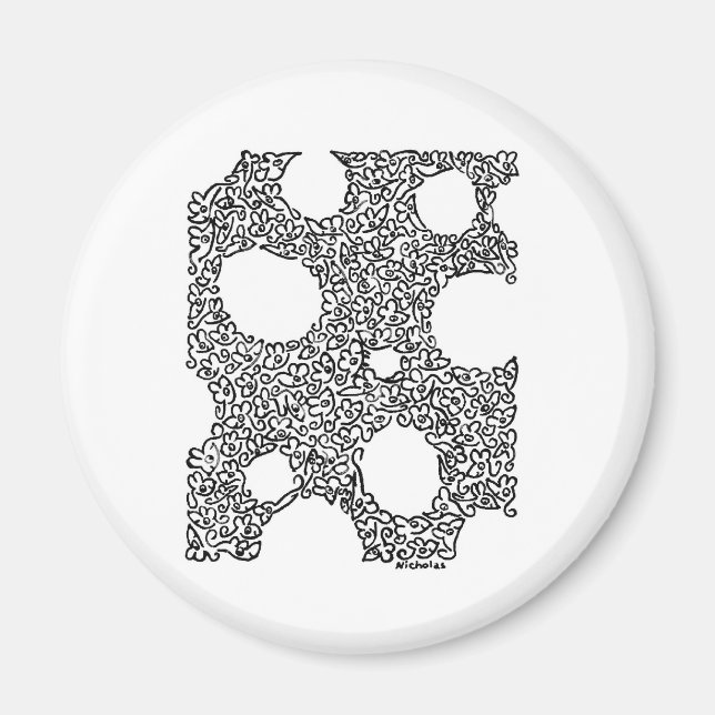 CHEESE with MICE by NICHOLAS Magnet (Front)