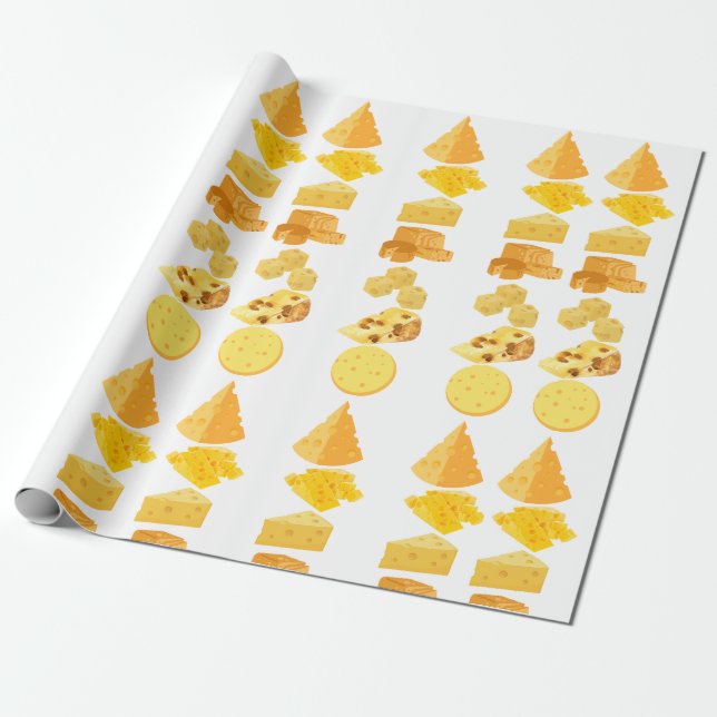 Cheese Wrapping paper (Unrolled)