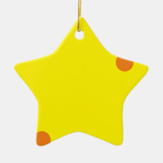 cheese yeellow ceramic ornament