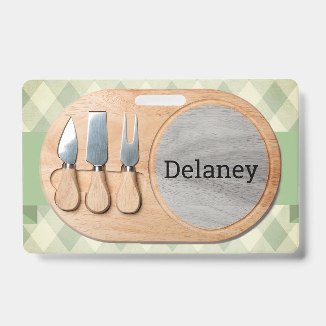 Cheeseboard Custom Charcuterie Badge (Front)