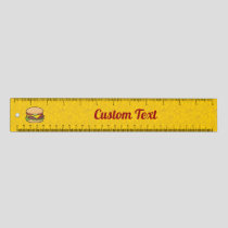 Cheeseburger 12 inch Ruler