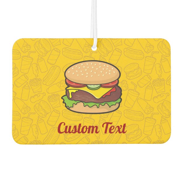 Cheeseburger Air Freshener (Front)
