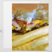 Cheeseburger and Fries (Front/Back)