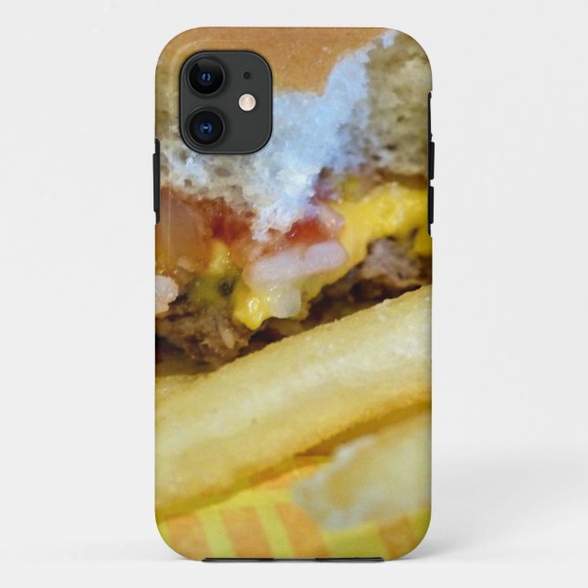 Cheeseburger and Fries Case-Mate iPhone Case (Back)