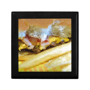 Cheeseburger and Fries Gift Box
