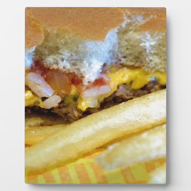 Cheeseburger and Fries Plaque (Front)