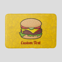 Cheeseburger Bathroom Mat