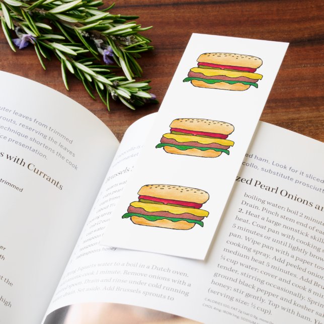 Cheeseburger Bookmark (Book)