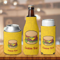 Cheeseburger Bottle Cooler