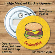 Cheeseburger Bottle Opener