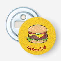 Cheeseburger Bottle Opener
