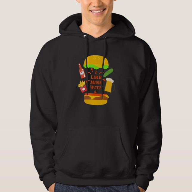 Cheeseburger Buffet Paradise  Concert Hoodie (Front)