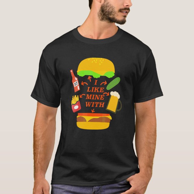 Cheeseburger Buffet Paradise  Concert T-Shirt (Front)