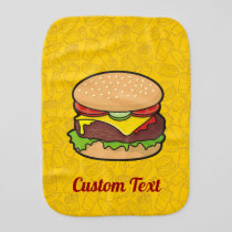 Cheeseburger Burp Cloth