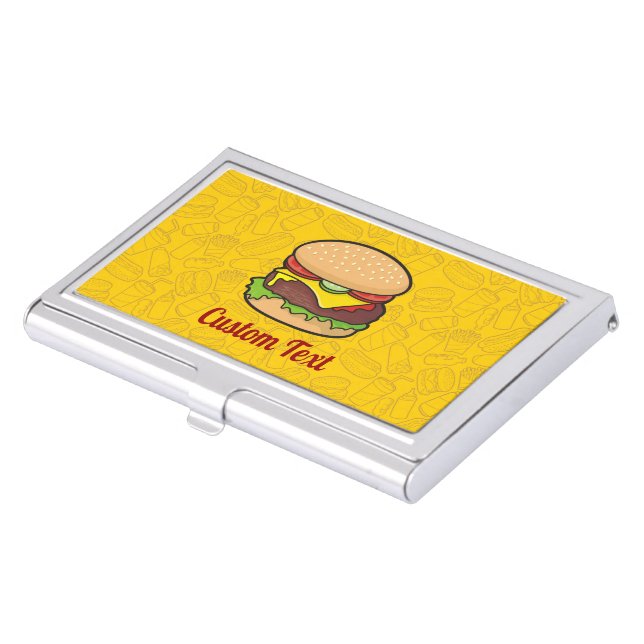Cheeseburger Business Card Case (Front)