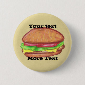 Cheeseburger Button