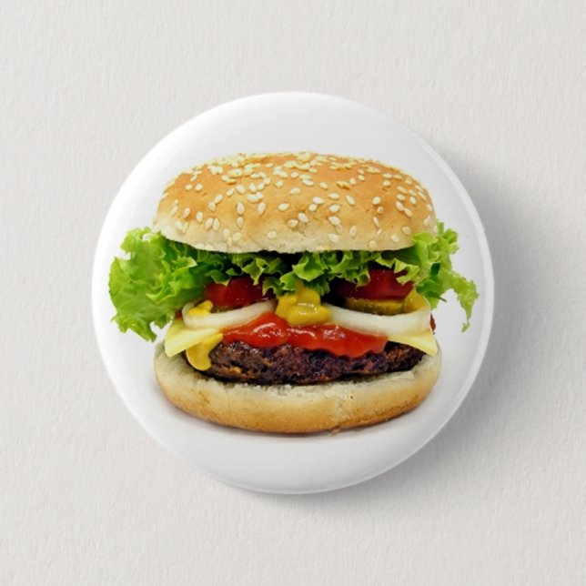 Cheeseburger Button (Front)