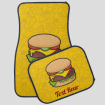 Cheeseburger Car Floor Mat