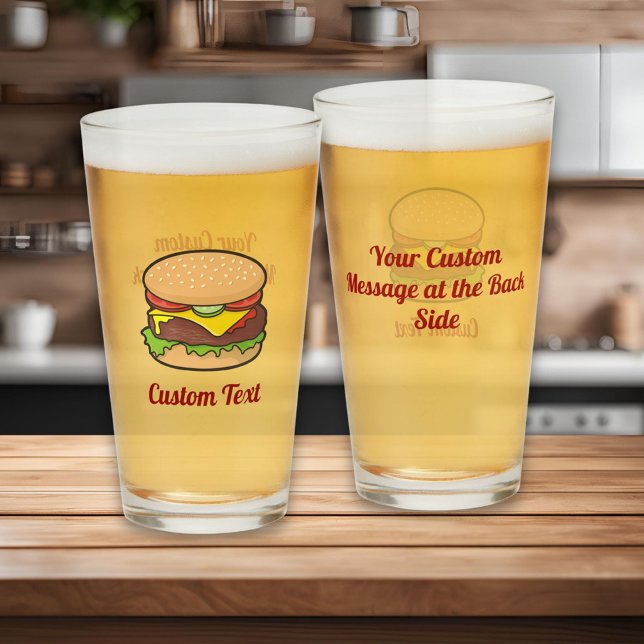 Cheeseburger Cartoon Glass (Creator Uploaded)
