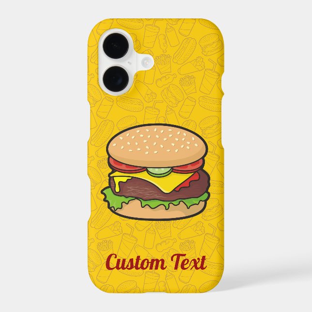 Cheeseburger Case-Mate iPhone Case (Back)