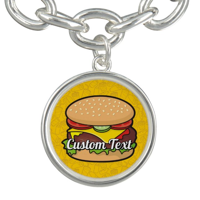 Cheeseburger Charm Bracelet (Design)