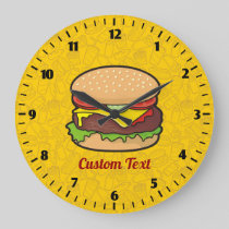 Cheeseburger Clock