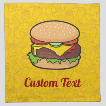 Cheeseburger Cloth Napkin