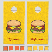 Cheeseburger Cornhole Set