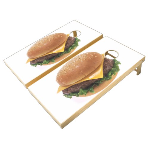 Cheeseburger Cornhole Set