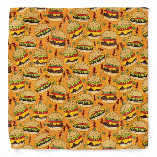 Cheeseburger Deluxe Bandana