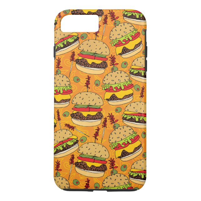 Cheeseburger Deluxe Case-Mate iPhone Case (Back)