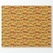 Cheeseburger Deluxe Wrapping Paper (Flat)