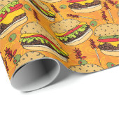 Cheeseburger Deluxe Wrapping Paper (Roll Corner)