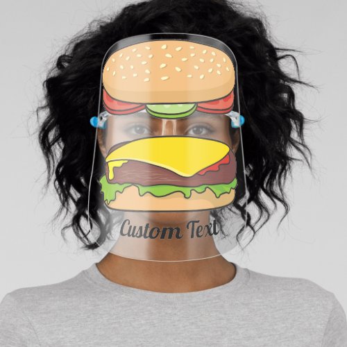 Cheeseburger Face Shield