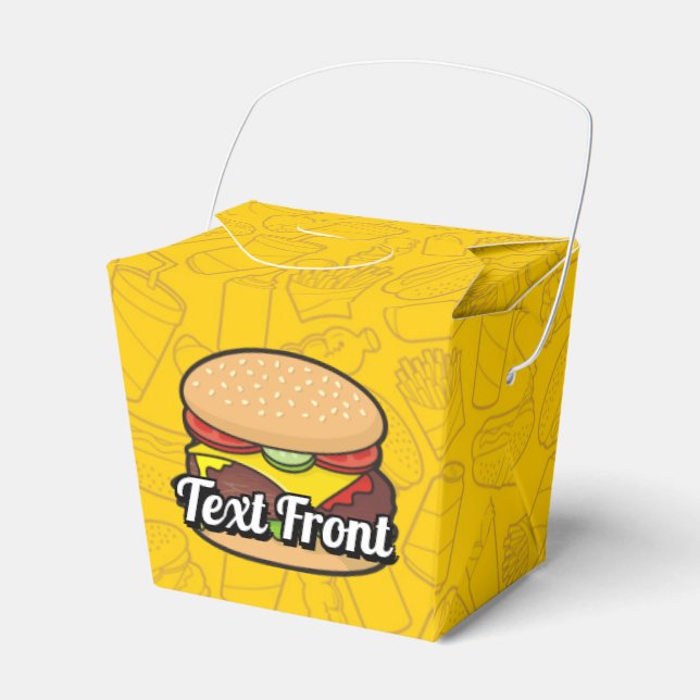 Cheeseburger Favor Boxes (Front Side)