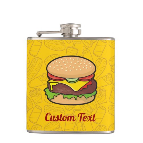 Cheeseburger Flask